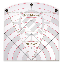 Marcador de Área de Efecto (AoE) de 60 pies para hechizos - ENHANCE