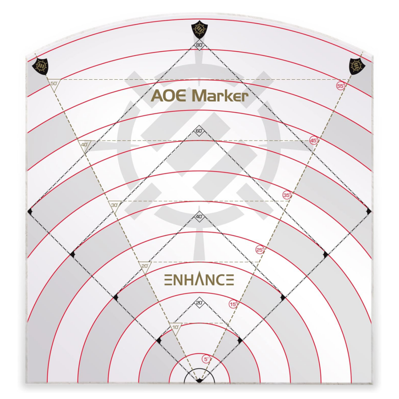 Marcador de Área de Efecto (AoE) de 60 pies para hechizos - ENHANCE