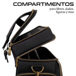 Mochila Premium al Hombro para Accesorios, miniaturas, Mat, etc, para RPG's, - ENHANCE