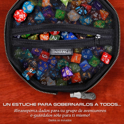 Estuche y Bandeja Premium Piel de Dragón color Rojo - ENHANCE